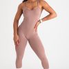 Be Fit Nude Easy Access Scrunch Butt Jump Suit