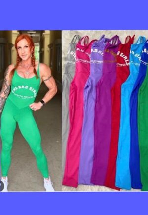 Be Fit "Bad Girl" Scrunch Butt Body Suit with Choice of Colors