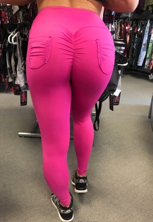 Be Fit Barbie Pink Scrunch Pocket Legging
