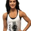 Be Fit Chick Tank White